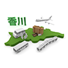香川 - 地図｜日本｜フリーイラスト素材