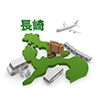 長崎 - 地図｜日本｜フリーイラスト素材