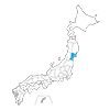宮城県 - 地図｜日本｜フリーイラスト素材
