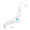 群馬県 - 地図｜日本｜フリーイラスト素材