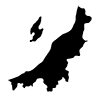 新潟県 - 地図｜日本｜フリーイラスト素材