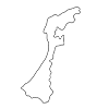 石川県 - 地図｜日本｜フリーイラスト素材
