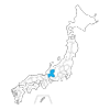 岐阜県 - 地図｜日本｜フリーイラスト素材