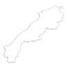 島根 - 地図｜日本｜フリーイラスト素材