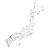 山口県 - 地図｜日本｜フリーイラスト素材
