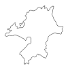 福岡県 - 地図｜日本｜フリーイラスト素材