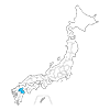 大分県 - 地図｜日本｜フリーイラスト素材